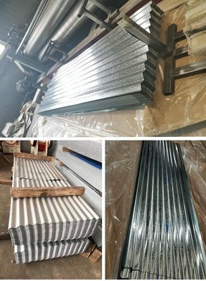 건물용 프라임 진열 지붕 잎 0.35mm 및 0.45mm 두께 길이 3601-3660mm 너비 600-1500mm