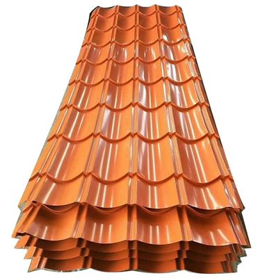 Z10-Z29 코팅 중형 단단 RAl3002 0.32mm 0.35mm PPGI 금속 지붕 잎 PPGI 당신의 요구 사항에 게 corrugated