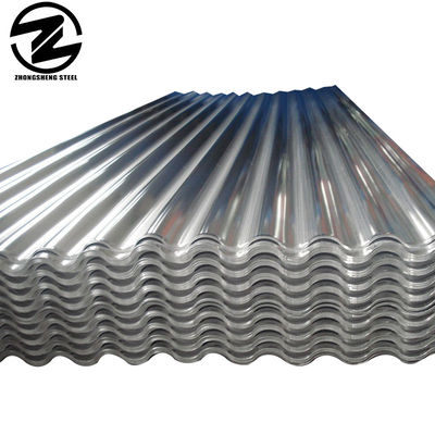 600-1100mm 너비 0.5-0.8mm 두께 맞춤형 핑크 코팅 CGI 헐 corrugated 젤로화 스틸 지붕 타일