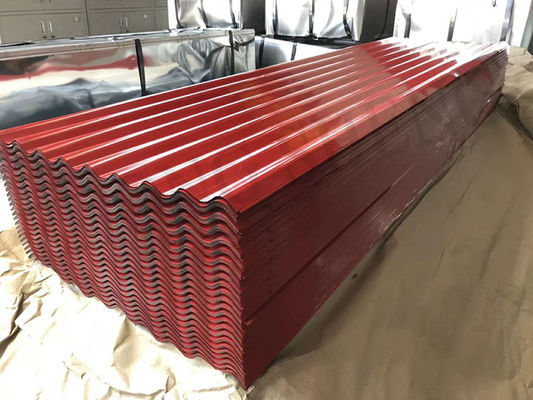 600-1500mm 너비 RAl3003 PPGI 0.35mm 두께와 8-30/5-30um 프라이머 코팅과 함께 호러브 된 금속 지붕 판