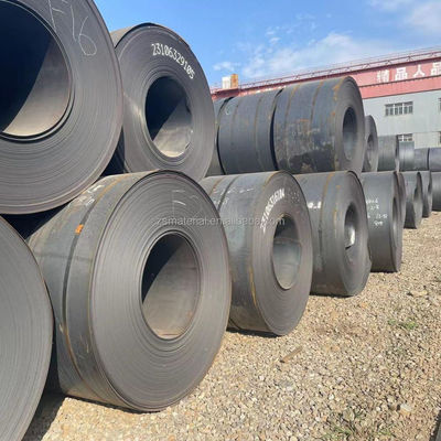 1250mm 너비 HRC Q235 Q335 금속 철 코일 검은 탄소 열 열 롤 스틸 코일 고객 요구 사항을 충족시키기 위해 배송