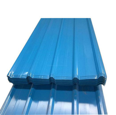 건설 길이는 고객 요청 Dx52D SGCC Galvalume 지붕 타일 corrugated 전면 페인트 금속판 회색색 지붕 타일