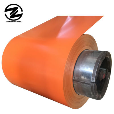 GI 스틸 코일 / PPGI / ROHS 인증과 요청 된 너비 100-1250mm의 너비와 함께 컬러 코팅 진열 스틸 코일