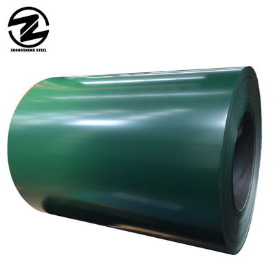 GI 스틸 코일 / PPGI / ROHS 인증과 요청 된 너비 100-1250mm의 너비와 함께 컬러 코팅 진열 스틸 코일