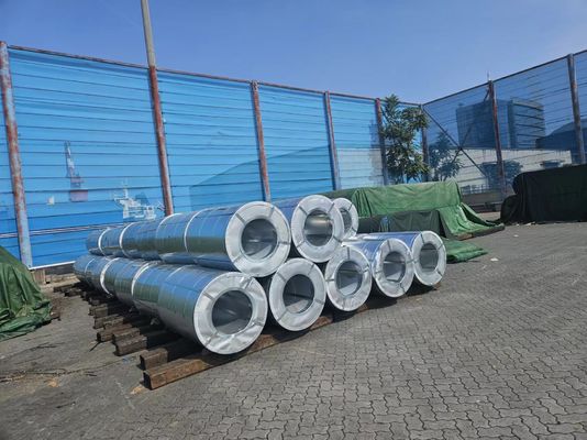 GI 스틸 코일 / PPGI / ROHS 인증과 요청 된 너비 100-1250mm의 너비와 함께 컬러 코팅 진열 스틸 코일