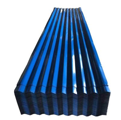665-1100mm 너비 RAL 9047 및 RAL 9002 금속 지붕 필요를위한 GMI 가루화 지붕 엽
