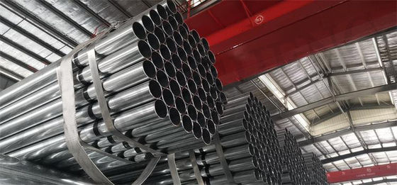 API 5L 진열 된 원형 철강 파이프 0.35MM 및 0.65MM 두께 뜨거운 침착 된 진열 된 표면