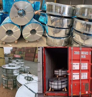 두께 0.12-4mm ASTM/AISI/SGCC/CGCC/TDC51DZM/TDC52DTS350GD/TS550GD/DX51D Z Q195-q345용 전차로 칠한 진료제철 스트립