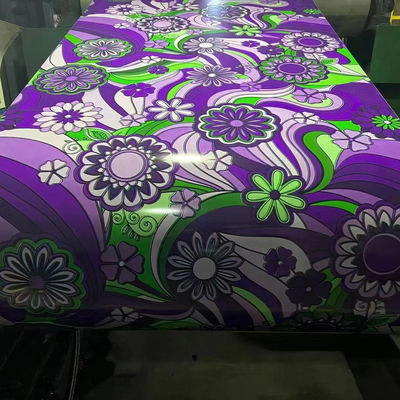 EN 표준 RAL 2004 0.5*3000mm Ral3009 건물 장식 및 건설 재료에 대한 색상 코팅 PPGI 스틸 코일 롤
