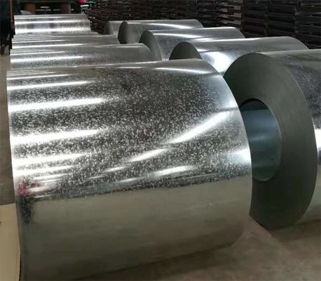 ASTM/AISI/SGCC/CGCC/TDC51DZM/TDC52DTS350GD/TS550GD/DX51D Z Q195-q345 0.5*1200 40g 큰 스팡글 주황 GI 진료 스틸 코일