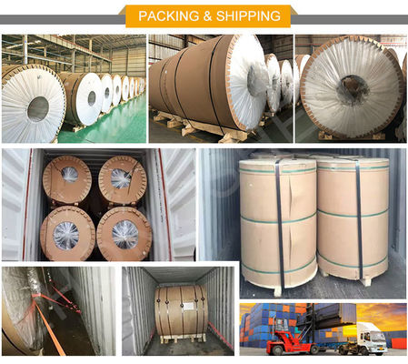 50mm-1600mm 너비 RAL 3003 RAL3004 색상 코팅 알루미늄 코일 O H112 온도 내구성 제품