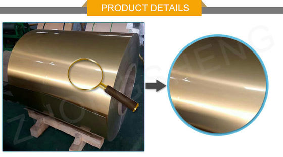 50mm-1600mm 너비 RAL 3003 RAL3004 색상 코팅 알루미늄 코일 O H112 온도 내구성 제품