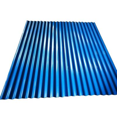 PVOC 인증을 받은 Ppgi 호러브 금속판 28 가이드 0.5mm 2FTX 8FT 냉불진크 지붕판 제로 스판글