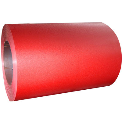 JIS/BS/EN/ASTM 표준 적색 파란색 초록색 전차로 칠한 PPGI 코일을 위한 100-1500MM 너비 컬러 코팅 스틸 코일