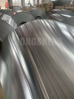 Q195/Q235/Q235b 1100에 대한 강철 코일 6 인치 0.7mm 0.8mm 1.0mm 두께 알루미늄 굴뚝 및 내구성 물질