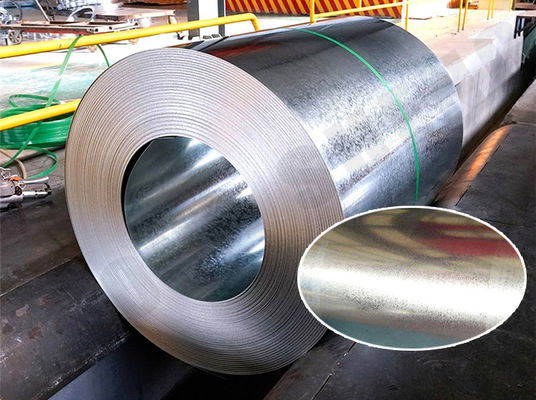 JIS 표준 대형 스팡글 가연제철 코일 Z275 0.35mm 두께와 3-8 톤 코일 무게