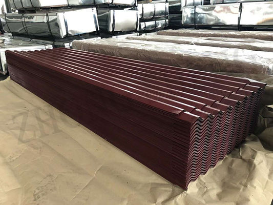 RAL 9047 RAL9002 금속 지붕 엽 GMI 가연 지붕 엽 코팅 Z10-Z29 등급 DX52D