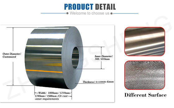 1200 알루미늄 코일 정규 스판글 가연 코팅 표면과 0.3mm 1.0mm 0.8mm 두께