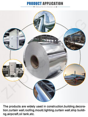 ASTM 표준 0.3mm 0.5mm 1.0mm 두께 5052 3003 알루미늄 코일 5005 컨테이너 제조용 알루미늄 코일