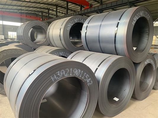 ASTM A-131 A36 Q235 HR 탄소 MS 열로 롤 된 강철 코일 가맹 및 양 5 * 1500mm 크기 비 합금 산업용