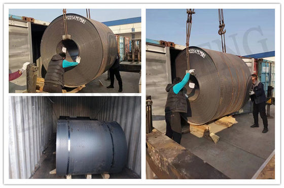 ASTM A-131 A36 Q235 HR 탄소 MS 열로 롤 된 강철 코일 가맹 및 양 5 * 1500mm 크기 비 합금 산업용