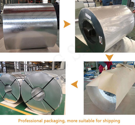 ASTM/AISI/SGCC/CGCC/TDC51DZM/TDC52DTS350GD/TS550GD/DX51D Z Q195-q345 진크 코팅 30-275g/m2 열로 담긴 진료제철 코일
