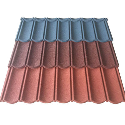 2.7kg/pcs 내구성 스펙트럼 색상 돌 지붕 타일