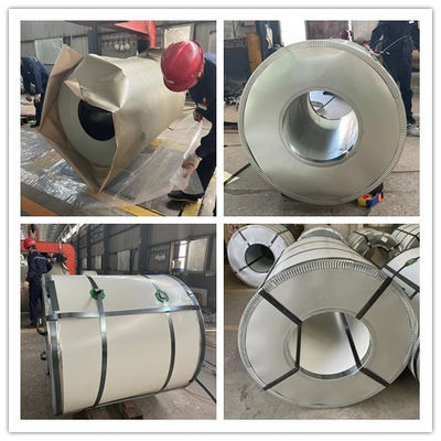 DX53D ppgi 색상 코팅 전차 가루화 된 냉불 철 코일 다재다능 응용을위한 0.2mm-0.6mm 두께