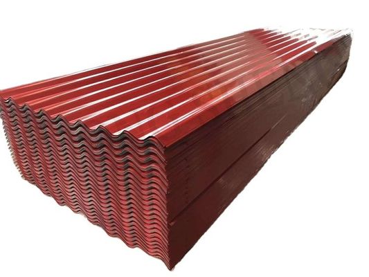 Galvalume 및  galvanized 옥상 엽  관람을 위한 corrugated 보드 Ral 색상 코드 수출 스틸 금속 옥상 패널