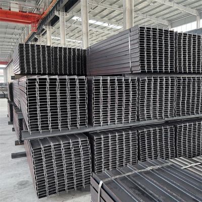 펀칭 처리 Q235 차원 경미한 탄소 H 빔 작업실 철강 구조 ASTM W6x9 이론 무게에 의해 청구