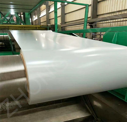 기술 냉 laminated PPGI 이중 색상 gi 철판 코일 z40 페인팅 15/20 RAL9001 지붕용 진료 스틸 코일