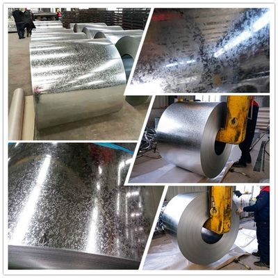 기술 냉불기 원료 매월 판매량 10 000 톤 40g 진크 0.45*914mm 정규 스팡글 GI 가연제철 코일