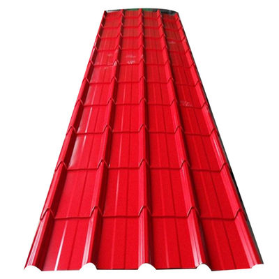 0.2mm 1.0mm 효과적 너비 608mm 760mm 820mm 900mm 950mm 960mm 1025mm 색상 코팅 지붕 시트