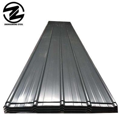표준 높이 색상 지붕 잎당 0.25mm 두께 Z61-Z90 코팅과 함께 트라페소이드 색상 철판 저렴하고 내구성