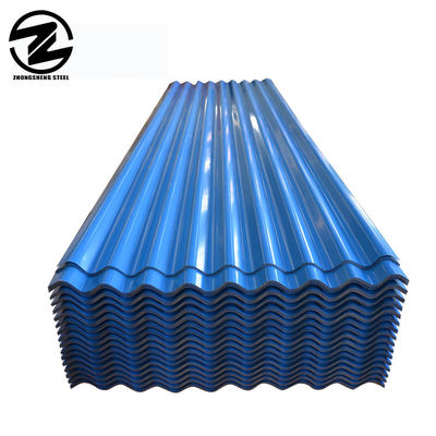 표준 높이 색상 지붕 잎당 0.25mm 두께 Z61-Z90 코팅과 함께 트라페소이드 색상 철판 저렴하고 내구성