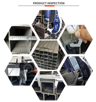 API 파이프 프라임 ASTM 50 x 50 카포트용 정면 튜브 정면 진열 튜브 및 길이 1-6m