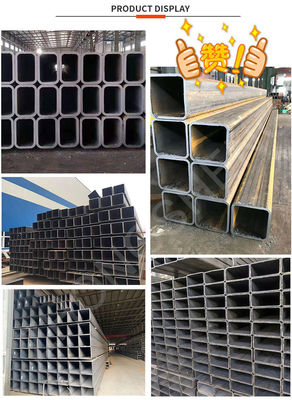 제조 ASTM 100 x 100 x 4mm MS 정사 Tube 6m 길이와 약간 기름질 합리적인 보장