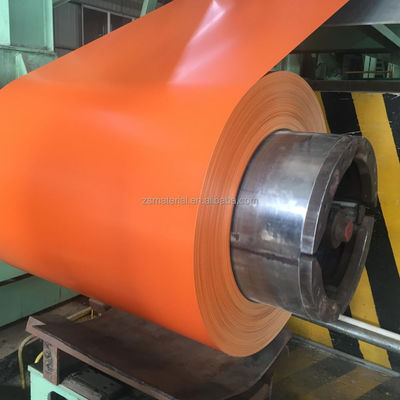 24 가이즈 dx53 0.12mm 두께 색상 코팅 진열 스틸 코일 허용 ± 1% 및 너비 600-1250mm 당신의 요구 사항에