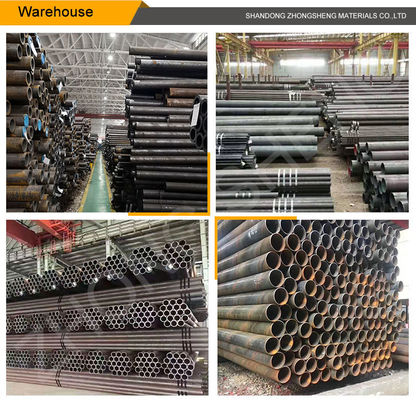 Q235 Q345 ASTM A106 14 인치 15MM 25MM 두께 탄소 철강 파이프 가연 된 예 피부 통과 및 등급