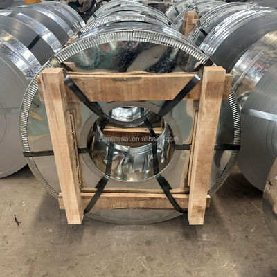 ISO9001 인증 Dx51d z275 펀칭 서비스용 진열제 강철 스트립 600mm 이하의 크기의 큰 스팡글