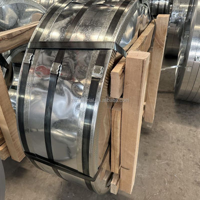 ISO9001 인증 Dx51d z275 펀칭 서비스용 진열제 강철 스트립 600mm 이하의 크기의 큰 스팡글