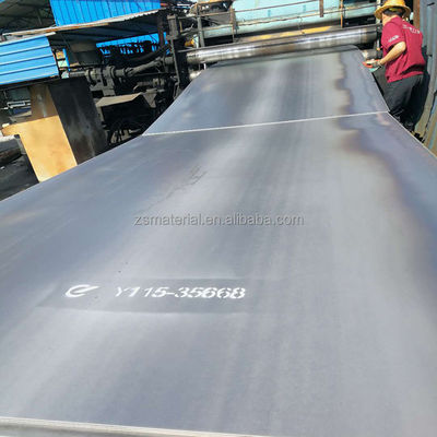 3mm ASTM Q195 Q235S355 ST52 고탄소 철강판 HRC 열불 철강 1250mm 탄소 철강 판 허용 ±1% 철강판