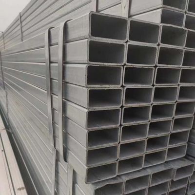 100x50mm 3mm 두께 진크 코팅 275g ISO9001 인증과 보장 된 뜨거운 담긴 진료 직사각형 튜브