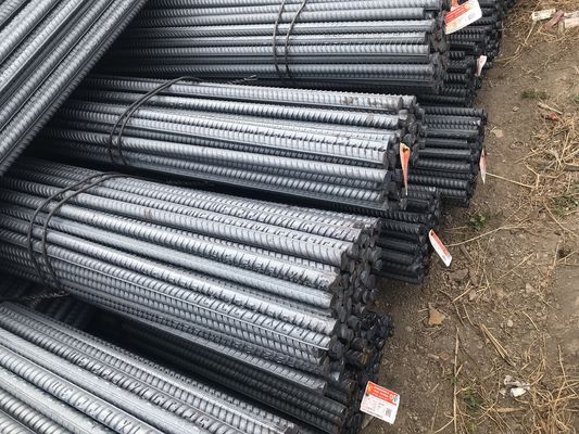 검은색 갈매기형 열로 굴린 철강 레버 ASTM A615 등급 60 Ss400 S355 Hrb335 Hrb400 Hrb500 S40 S50 건축용