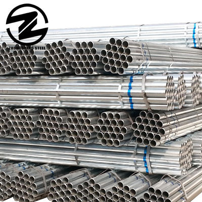 1.5 8.18mm 두께의 EMT 파이프 ASTM 168.3mm 10ft 및 API 5L 핫 디프 된 진열 된 원형 철강 파이프