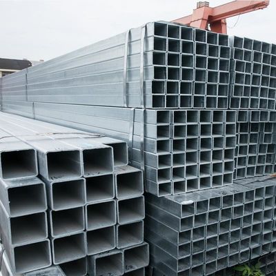 1-12mm 두께 다양한 산업 용품에 대한 ASTM A106 기반의 열 열로 굴린 진열 제곱 파이프