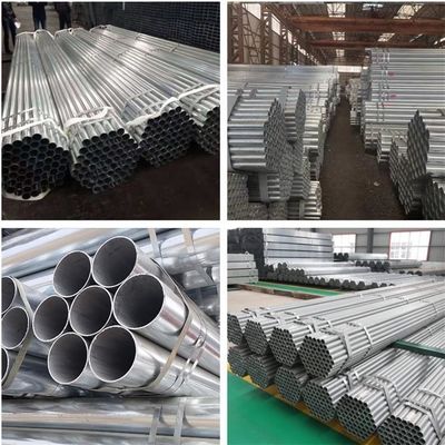 6m 길이 ASTM A53 가연제철 파이프 ISO9001 인증 0.8-12.75mm 두께