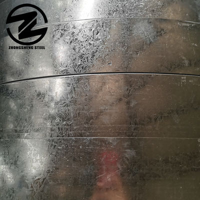 구조용 철강 스트립 가설 Z12 0.80mm SGCC 굽기 처리 서비스용 핫 디프 GI 철강 스트립