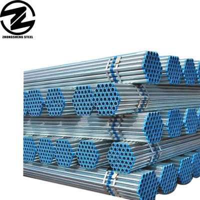 가볍게 기름진 3&quot; 125mm 지름의 원형 진열 파이프 HVAC용 ASTM A120 BS 1387 핫 딥 85 진열 철강 파이프