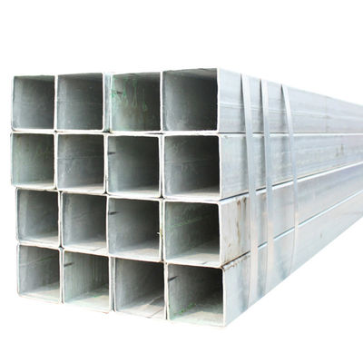 50 x 50 제곱 진열 철강 파이프 튜브 100 x 100 x 4 mm ASTM BS GI 실제 무게에 의한 청구서